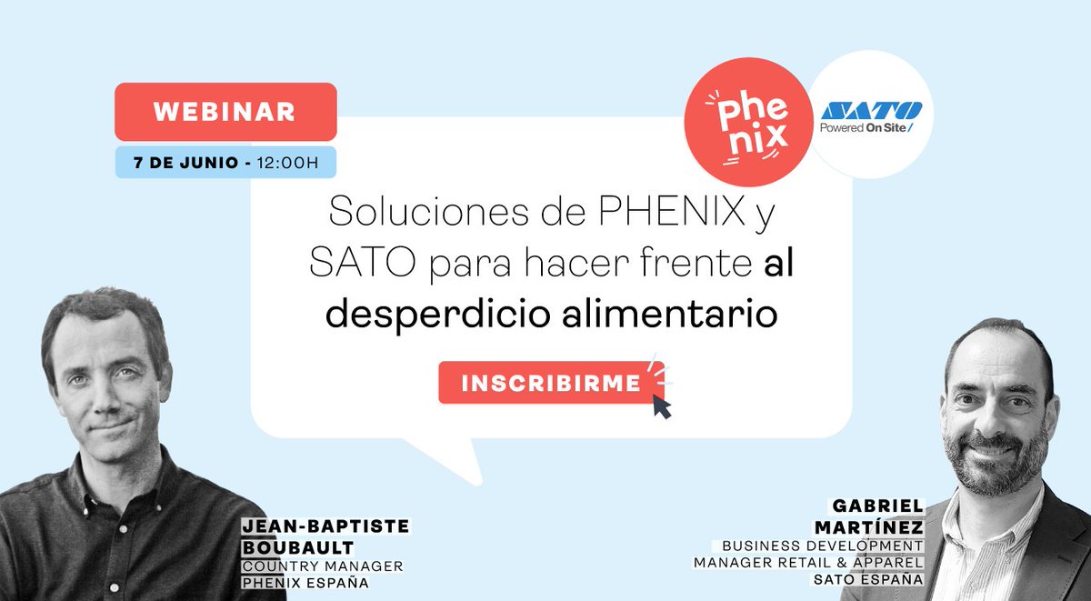 Especial para #FoodRetail 📣¿Quieres descubrir cómo #rentabilizar los productos no vendidos en tienda, minimizando la merma y el residuo final? Apúntate gratis al #webinar aquí: bit.ly/phenix-sato
