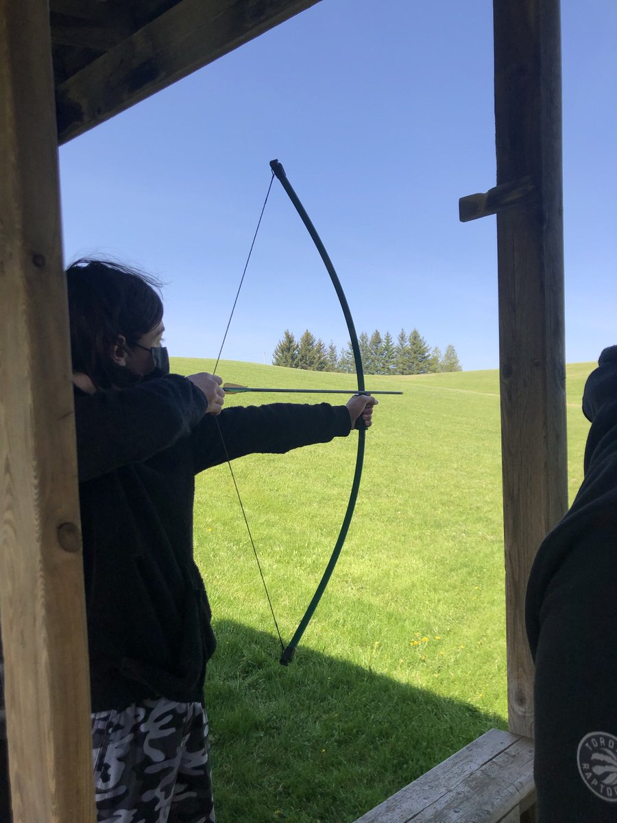 MsGriceM's tweet photo. We had a blast at Circle Square Ranch last week as part of our Intermediate Wellness Month! Students explored how nature, time outdoors, working with others, physical activity, and connecting with animals can all contribute to our wellness.   @hcbrantford https://t.co/SaqBDDyOMd