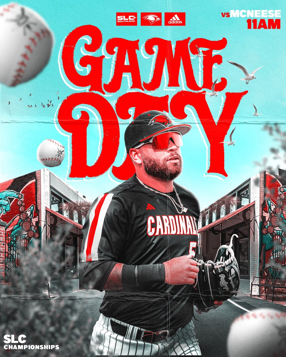 G.A.M.E.D.A.Y 🤩

🆚 McNeese 
📍 Lake Charles, LA 
⏰ 11 a.m.
📊 rb.gy/ex3zl
🖥️ ESPN+
🎙️ rb.gy/df5dw

#TheWord