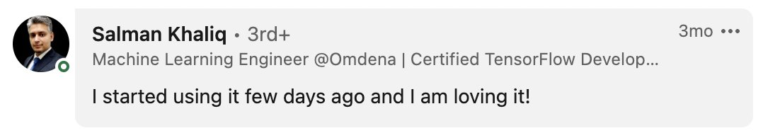 CodesquireAI's tweet image. What people say about our product😍🔥 We are always pleased to hear your feedback😊 

#codeSquire #DataScience #AI