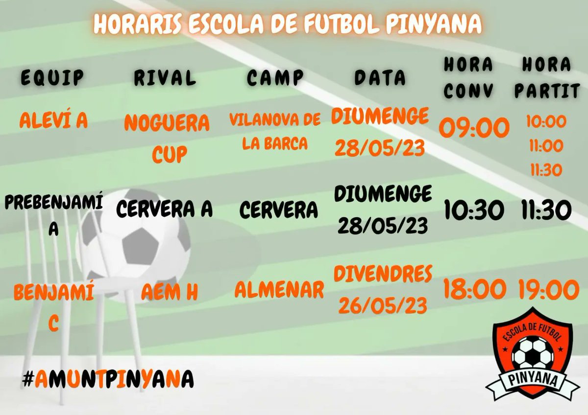 EscolaFutbol Pinyana tweet media