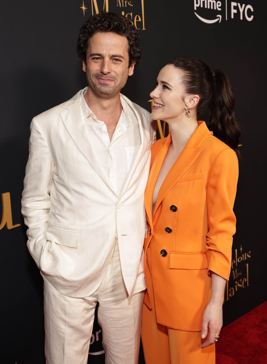 brosnafan's tweet photo. 📸 Rachel Brosnahan &amp; Luke Kirby at The Marvelous Mrs. Maisel Finale Screening in LA https://t.co/eLoP8h51Dk