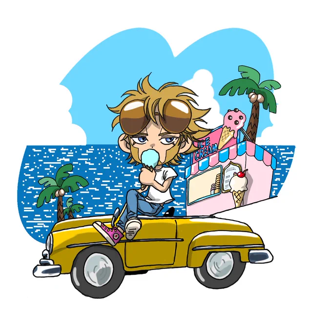 今年の夏〜も現パロヴァシリくん