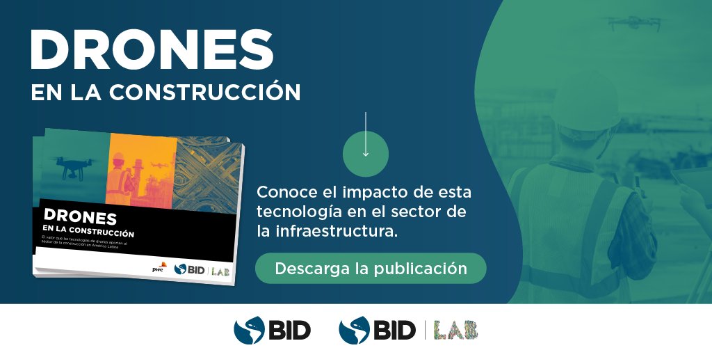 Desde la planificación hasta la supervisión, los drones están cambiando la forma en que se diseñan y ejecutan los proyectos de construcción en #AmLat. Visita el nuevo blog de la División de Transporte y <a href="/IDB_Lab/">IDB Lab</a> y entérate de su uso en #RepublicaDominicana bit.ly/434tCQZ