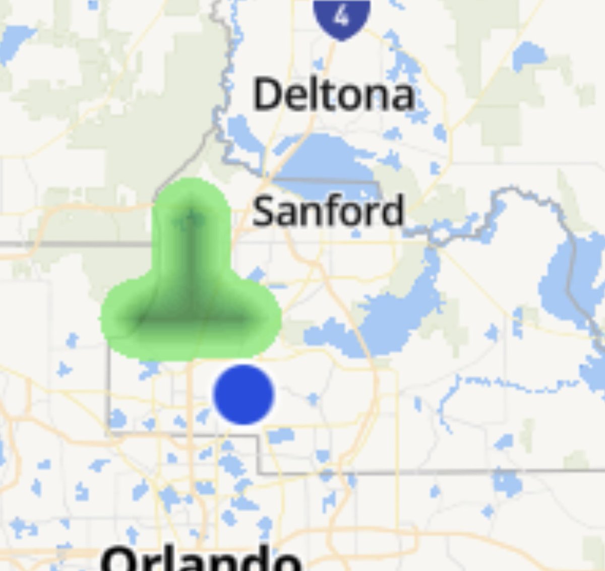 o_scurvy's tweet photo. Hi tom can you please explain this strange weather pattern? @TTerryWFTV @TMainolfiWESH https://t.co/LfQJgLgJQe