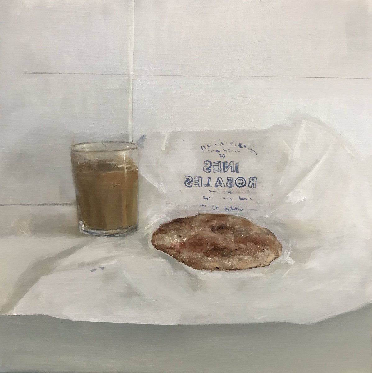 Óleos sobre lino.
Desayuno,comida,merienda , cena .