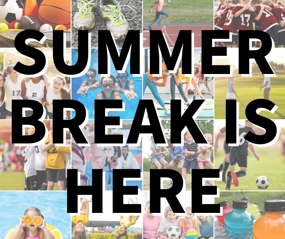 HrubyClinic's tweet image. Here’s a list of things you can do this summer to stay active with your children:

• Playing outdoors 
• Bike Ride
• Swimming
• Walking or Running 
• Walking a pet 
• Dancing 
• Basketball
• Baseball/softball
• Rollerblading
• Soccer
• Tennis
• Hiking 
• Volleyball