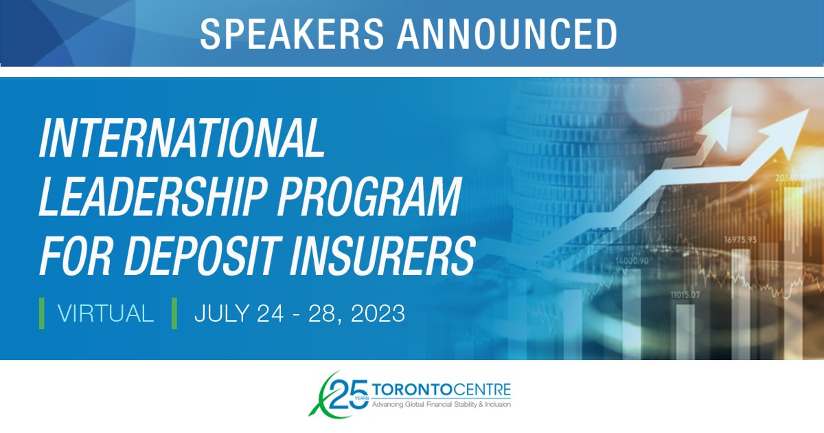 Our new international leadership program will help staff associated with deposit insurance systems prepare for the key challenges arising from financial instability in their jurisdictions. Register ➡ow.ly/u24k50OihUo

Read the speakers' biographies➡lnkd.in/gRe3nk9E