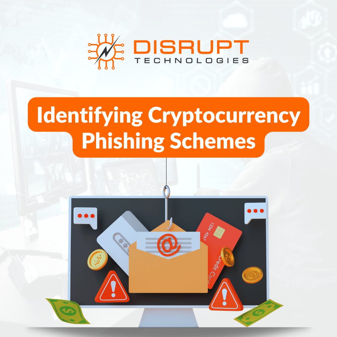 DisruptTechCard's tweet image. Beware of the bait! 🎣💰 #Crypto phishing schemes are becoming more common, but they are also easier to identify with the right tools and knowledge. At disrupttech.io, we're equipping you to fight back. 💪

#CyberSecurity #DisruptTech #CryptoSecurity #CryptoPhishing