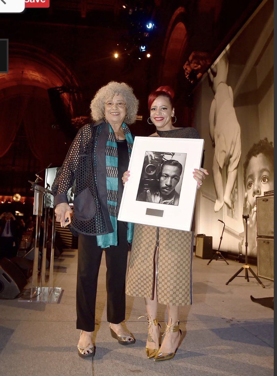 Somehow, someone saw fit to have me present an award to thee Angela Y. Davis at the <a href="/GordonParksGala/">Gordon Parks Gala</a> this week. Still can't get over it.