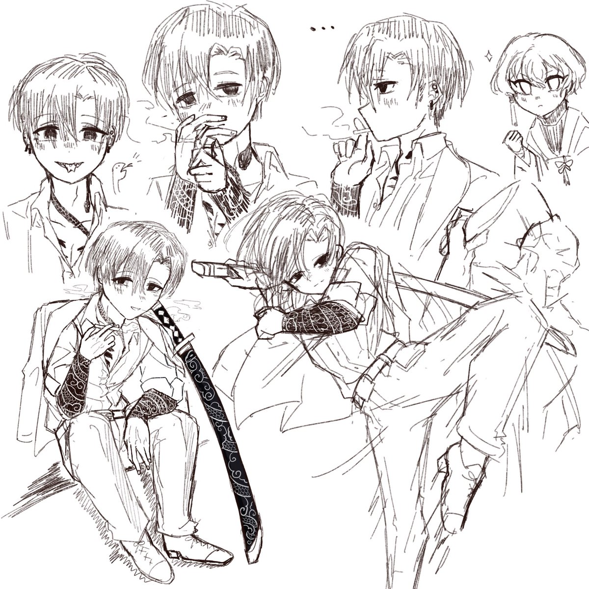 Kuromian doodles from yesterday  #Limbus_Company