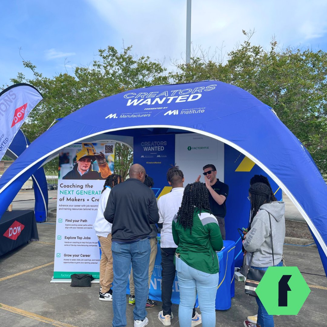 We're excited to continue the #CreatorsWanted tour in #Indianapolis from May 26-28! Come and chat with us at the FactoryFix tent about the possibilities a career in manufacturing offers. See you there!

#FactoryFix #manufacturing #creatorswanted