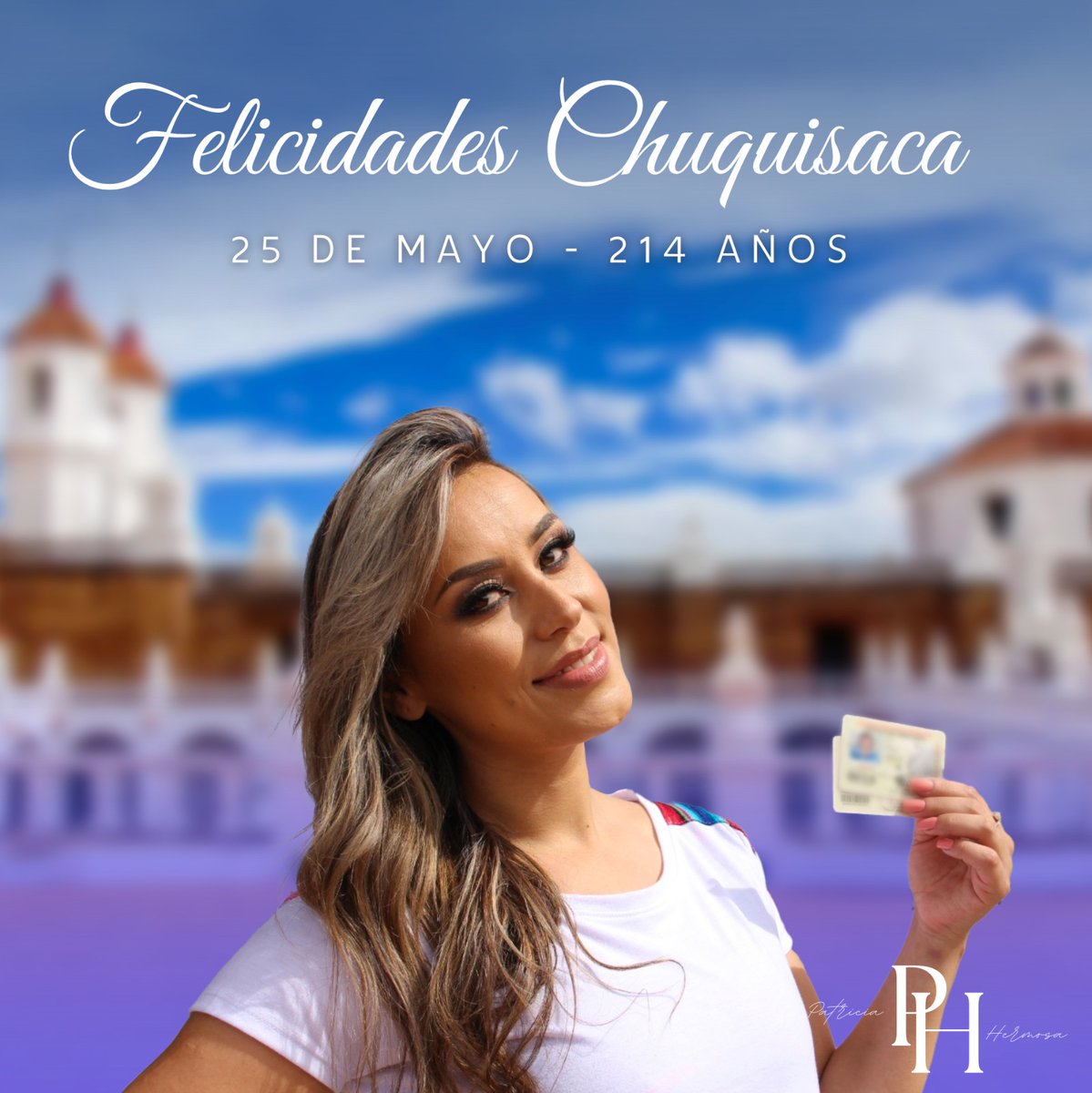 PatyHermosaG's tweet photo. Chuquisaca, nuestro primer departamento declarado #LibreDeIndocumentados.
¡Felicidades Chuquisaca, cuna de la libertad!
#ElSegipConSuPueblo https://t.co/U5hBw50zGd