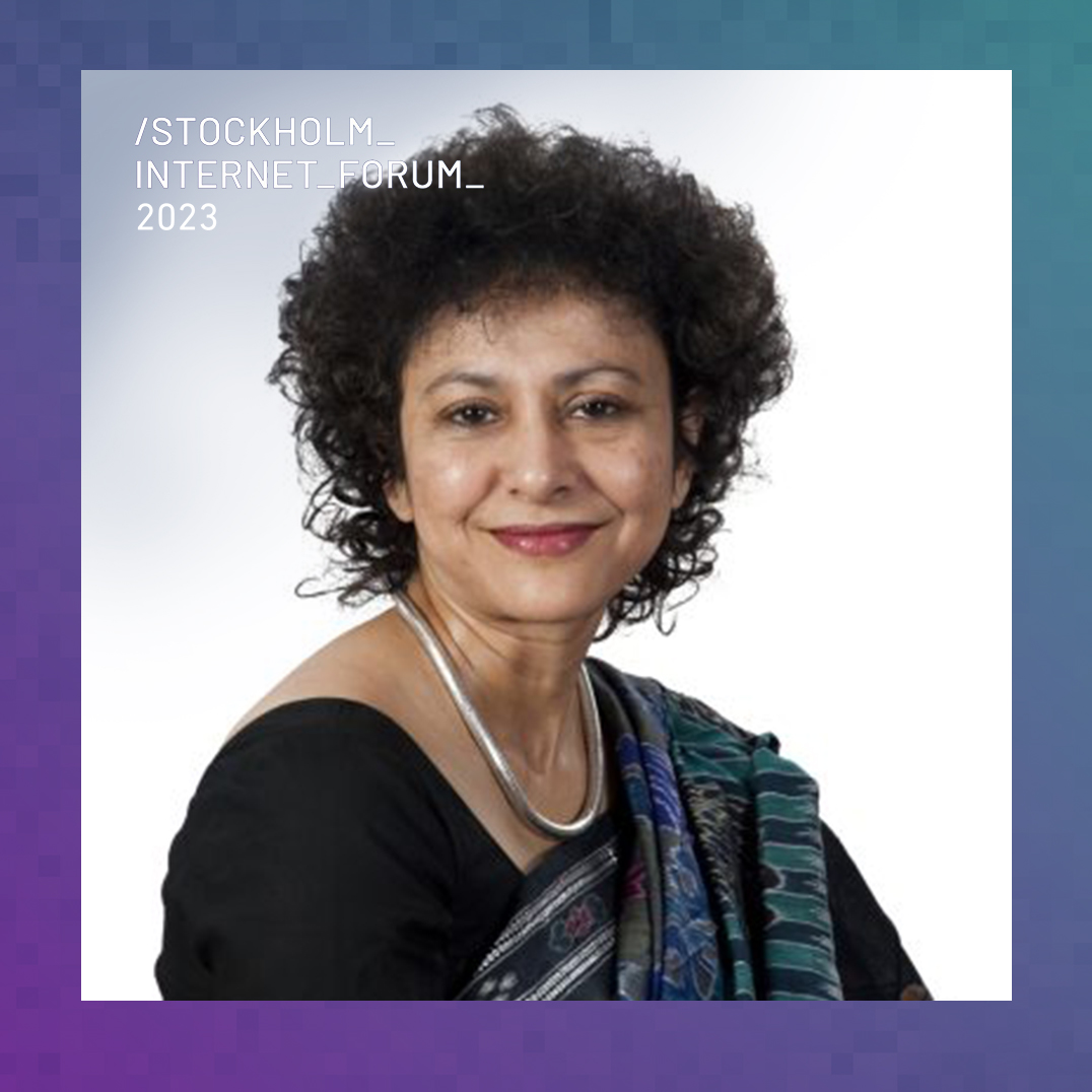 Delighted to announce that #UN Special Rapporteur on Freedom of Opinion &amp; Expression <a href="/Irenekhan/">Irene Khan</a> will be at #SIF23. Welcome to Stockholm 💙 <a href="/Sida/">Sida</a>