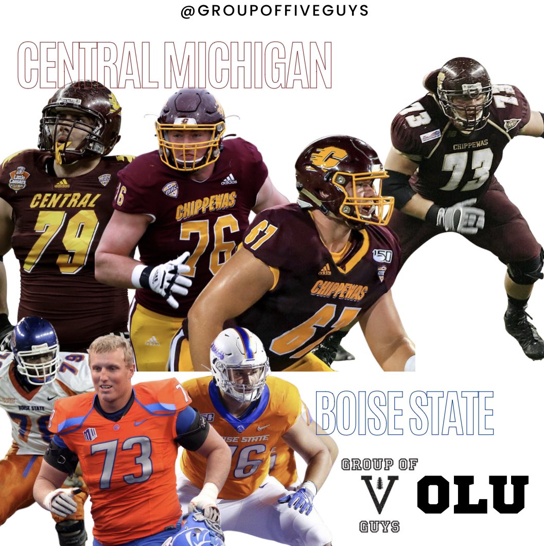 🔥Offensive Line U🔥 @CMU_Football has been producing BIG TIME offensive linemen! @BroncoSportsFB coming close.