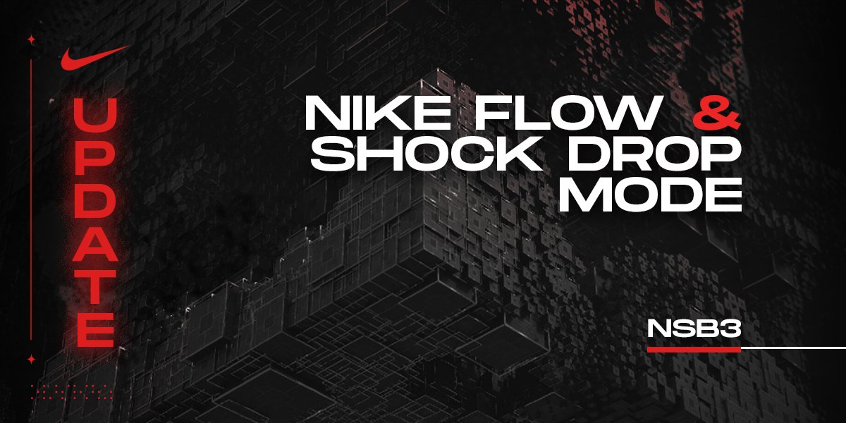 Nike Flow and Shock Drop Mode are here🔥
Thanks to your support and the great results you're scoring, NSB3 is closer than ever to perfection.

But, with all that's going on in the game, we might have a Yeezy-related surprise for you soon

1 RT gets NSB3 and EA to what's cooking🤫