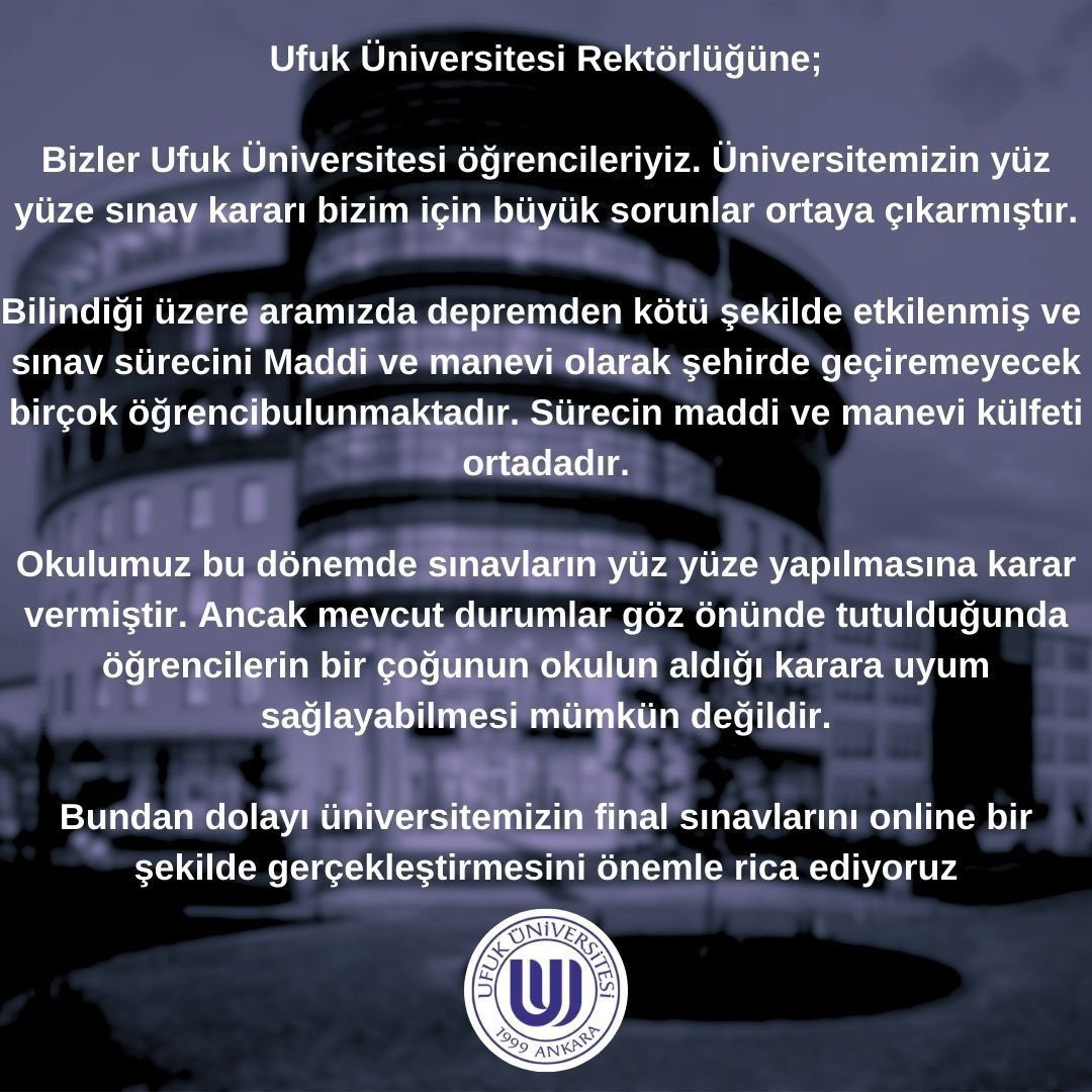 av_ufuk1's tweet photo. #ÖğrenciniDuyAtilim
@AtilimUniv
#AtilimOnlineSinavİstiyor #AtilimUniOnlineSinav #AtilimOnlineİstiyor #AtilimOnline #EsitSinavHakkimiz #baskentunionlinefinal #ünileronline #ufukonline #ankaramedipolonlinefinal https://t.co/mYUGDDpuqe