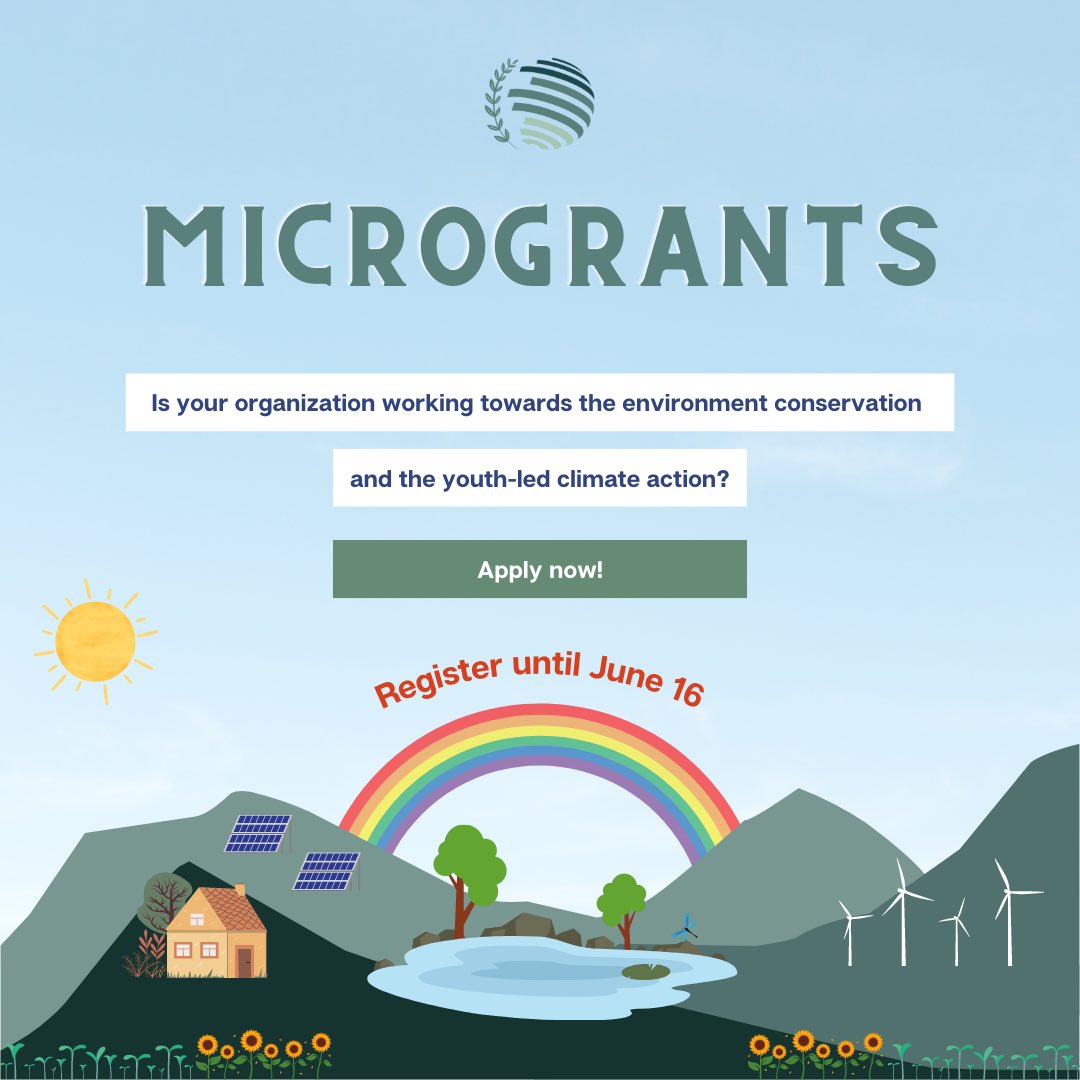 Welcome again 🍀

It is an honor to announce that we are launching again our Microgrants campaign. If you are a youth-led organization seeking funding for your initiative or community-led project, then do not miss this opportunity.