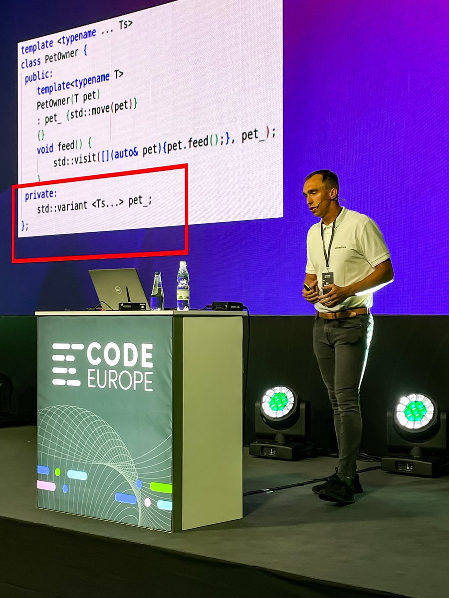 code_europe's tweet image. Now at #CodeEurope23: Jan Krasiński (@AccenturePolska)’s „#DependencyInjection: Why shared_ptr use type erasure”. ⌨️

#CodeEurope #Cplusplus #Cprogramminglanguage #sharedPTR