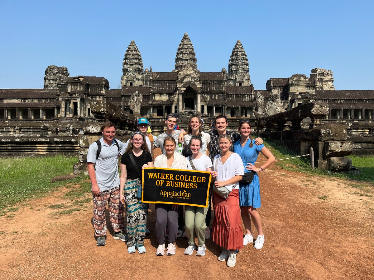 walkercob's tweet photo. Walker College of Business students are traveling through Cambodia and Vietnam as part of the Holland International Impact Exchange Program designed to help Mountaineers be, think and do things differently in the classroom and beyond.
Learn more https://t.co/HLGTM0qriC. https://t.co/EkOrpEyYfm