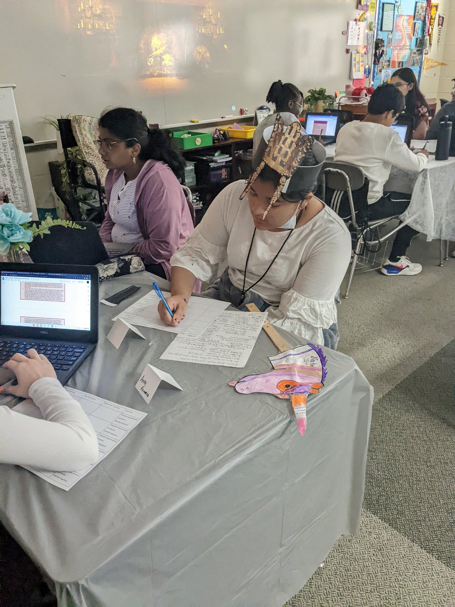 When students are so excited for a lesson they make their own costumes! They did great today!