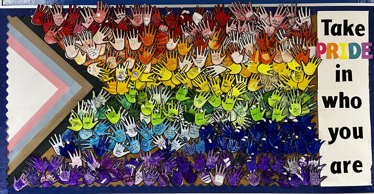 The theme for #IDAHOBIT this year was “Together always: united in diversity”

300 hands working together to show that all students deserve to feel safe, supported, respected, cared for, and included. #LKDSB #SafeSpace