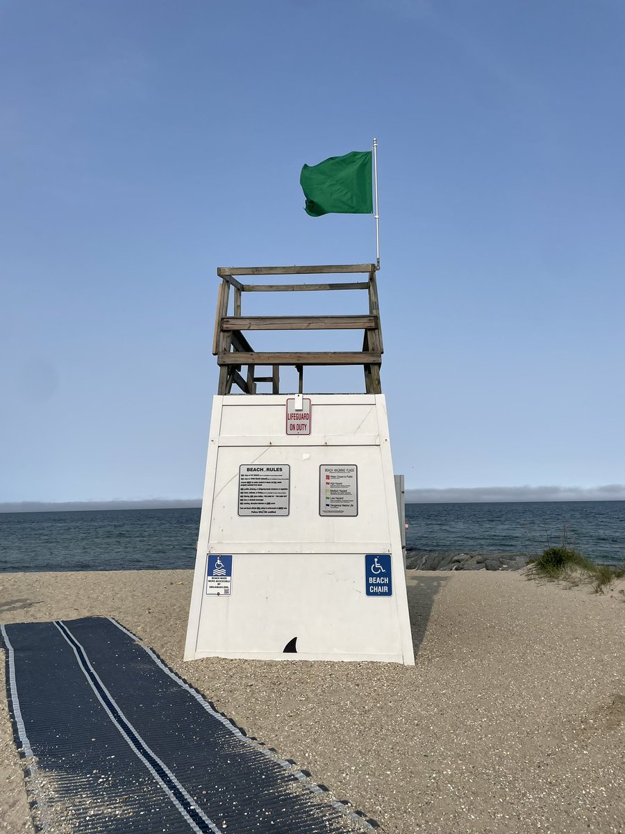 We have installed new signage and flags on #TownBeach. 

Warning flags are color coded: 

🟩 - Low Hazard. Remain cautious. 

🟨 - Medium Hazard. Strong currents or surf. 

🟥 - High Hazard. Dangerous currents or surf. Experienced swimmers only. 

Follow us for more updates!