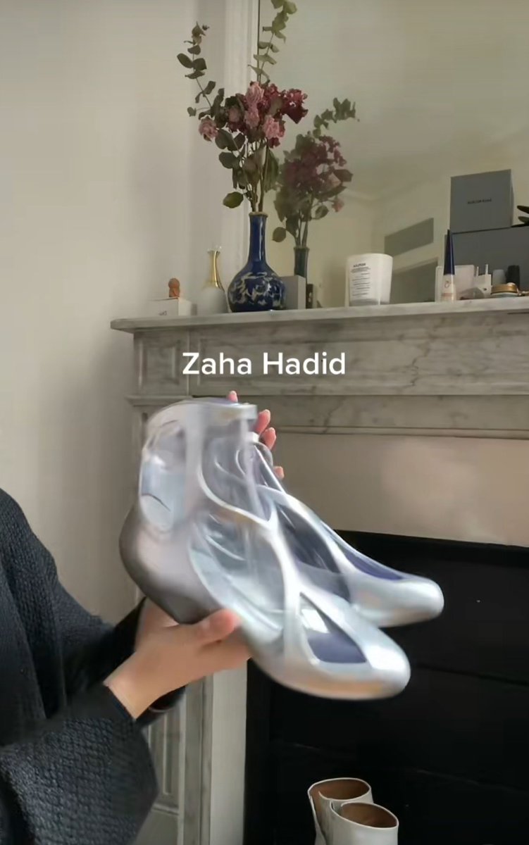 this person on tiktok owning shoes designed by architects is so real