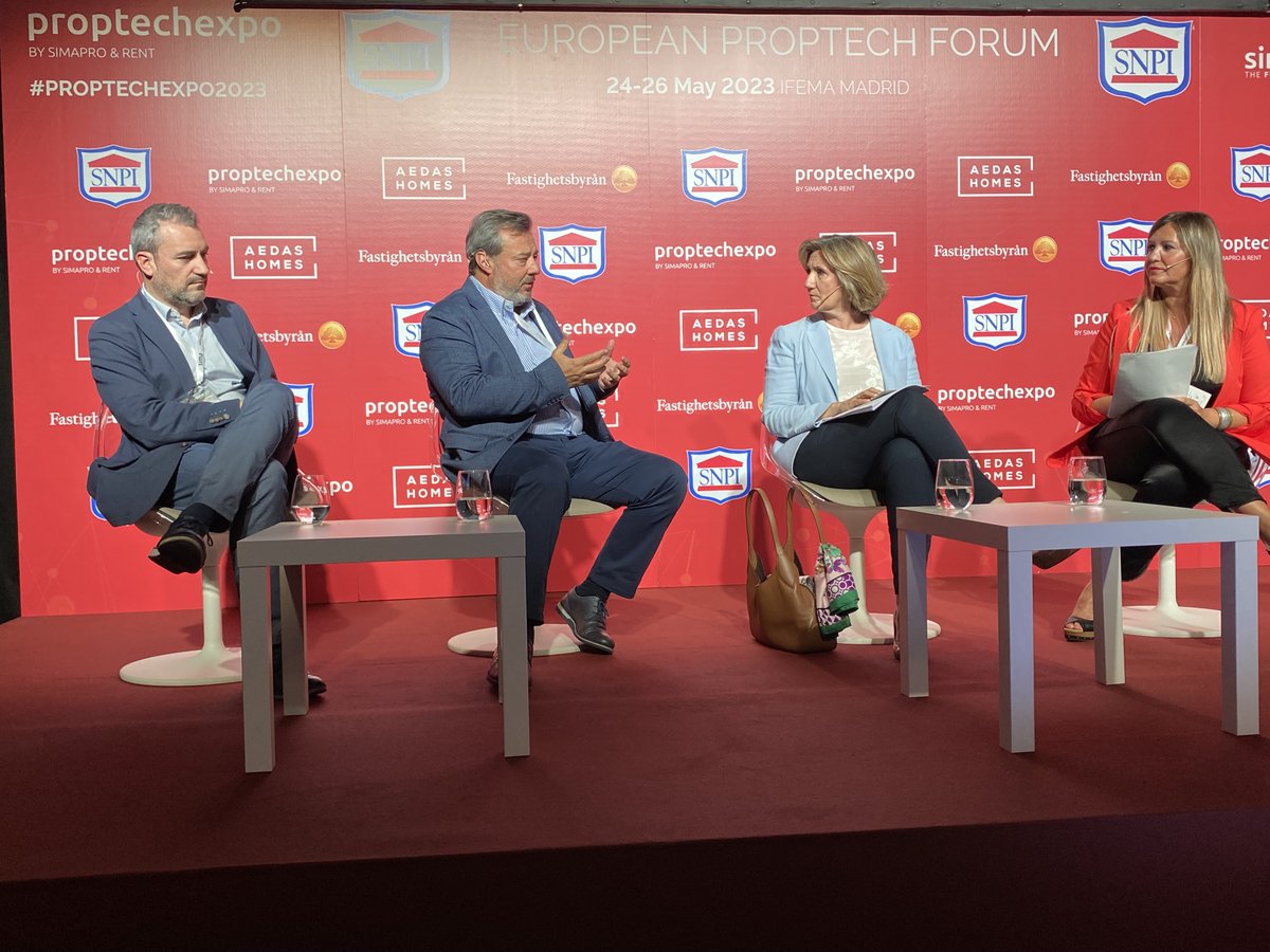 Logalty's tweet photo. Ayer Grupo Logalty formó parte del evento #PROPTECHEXPO 2023, donde se habló de la #tecnología en transacciones del #SectorInmobiliario 🏡, la #InteligenciaArtificial en los procesos de venta y soporte, o el impacto del reglamento #eIDAS2 en el mundo Proptech 💻 https://t.co/JNxKrs8RgA