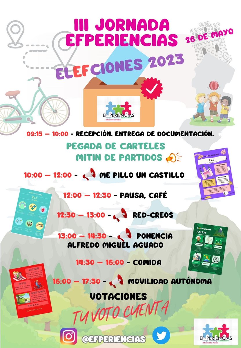 efperiencias's tweet photo. Mañana será un gran día!!!!!!! Es día de ELEFCIONES.
Elige tu mejor opción. https://t.co/1kJaNJqLIt