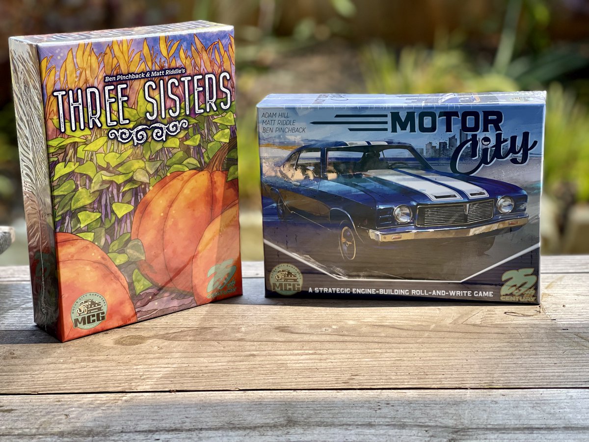 25th Century Games (@25thcg) on Twitter photo With French Quarter launching on Kickstarter next week, if you're missing the first two loaded roll and write games from <a href="/MCGameworks/">MotorCityGameworks</a> we can help with that. 
Just released a new bundle in our web store where you get both games for only $40! 
25thcenturygames.com/store/motor-ci… With French Quarter launching on Kickstarter next week, if you're missing the first two loaded roll and write games from <a href="/MCGameworks/">MotorCityGameworks</a> we can help with that. 
Just released a new bundle in our web store where you get both games for only $40! 
25thcenturygames.com/store/motor-ci…