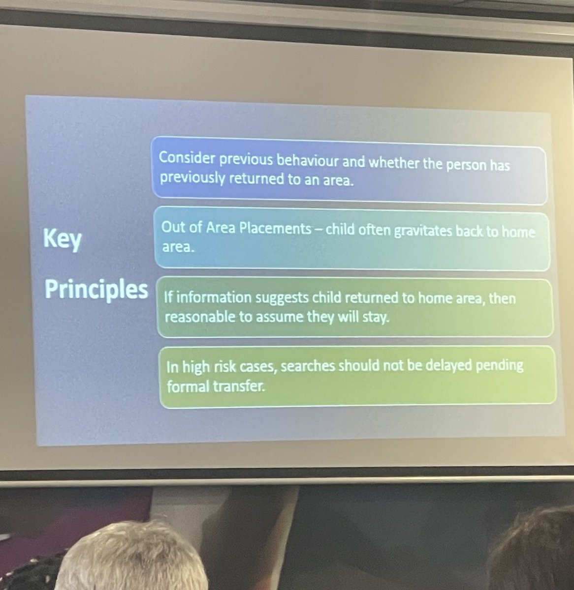Key and practical tips to consider when deciding which police force should take ownership of an investigation to find a missing person!