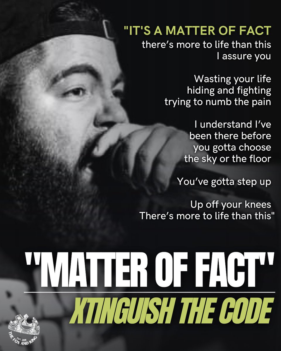 "Look at those scars both mental and physical; just think if this shit hasn’t stopped you yet then absolutely nothing will. Keep fighting because you’re worth it." - Lugo BXHC
#xtinguishthecode #thebronx #thefoxandking