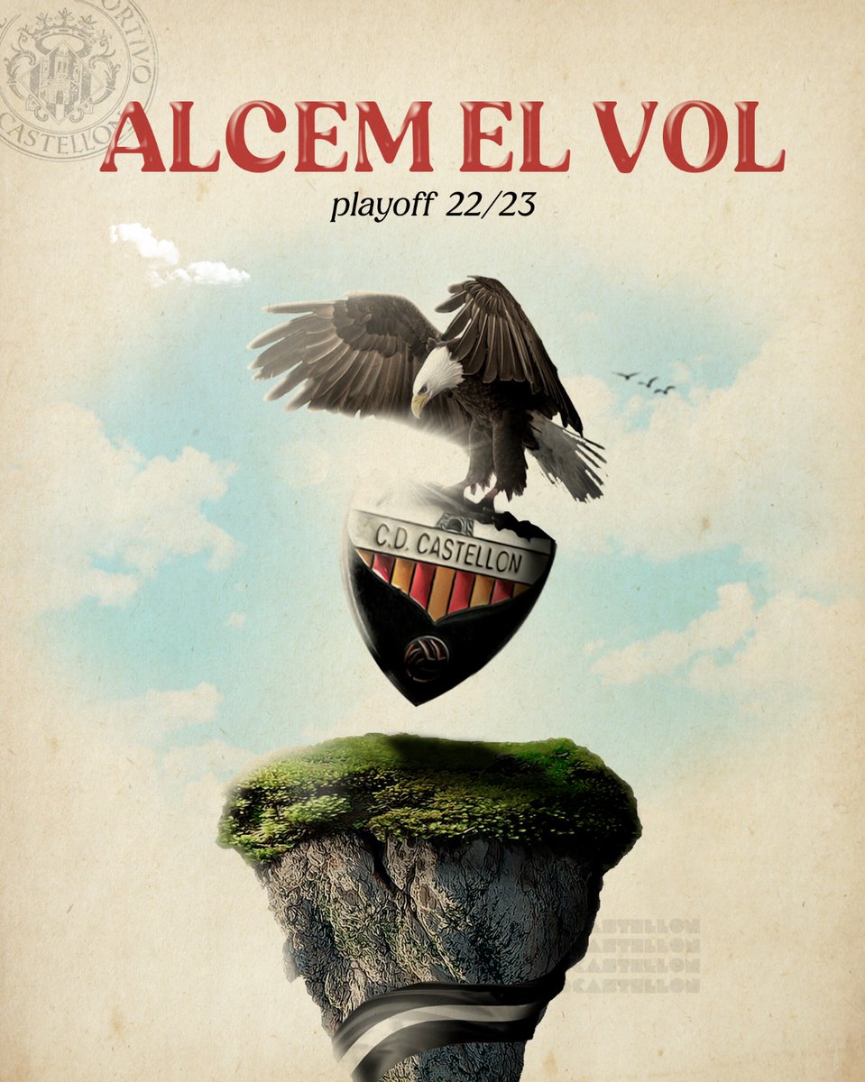 🦅⚽️ Alcem el vol, la nova campanya del @cdcastellon per iniciar el retorn a Segona Divisió

ℹ️ bit.ly/3IC5ltu

#AlcemElVol🦅
#PPO100👂