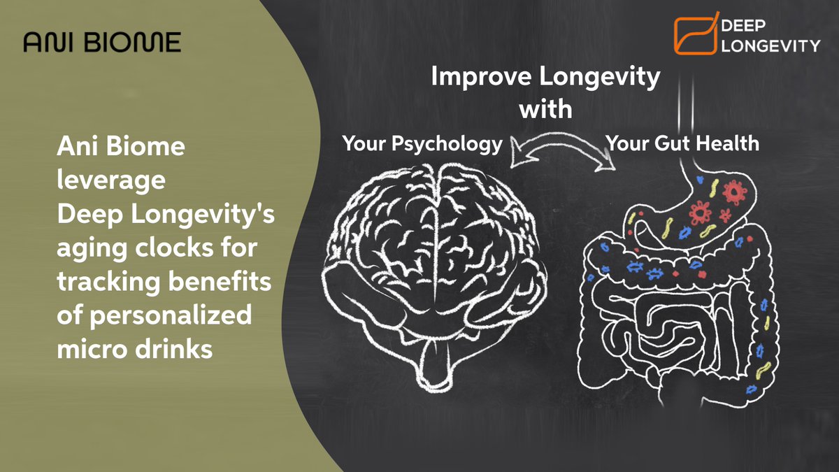 Deep_Longevity's tweet photo. 🎉 Exciting news! We're thrilled to announce our new partner, Ani Biome who is set to revolutionize longevity with our Blood Age and Mind Age Clock. Read more https://t.co/TbmC8266ei https://t.co/PEShZvyXXF