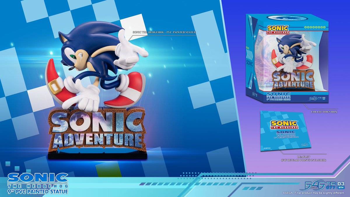 SEGA Shop Europe on Twitter "Sonic Adventure PVC Statue (Standard