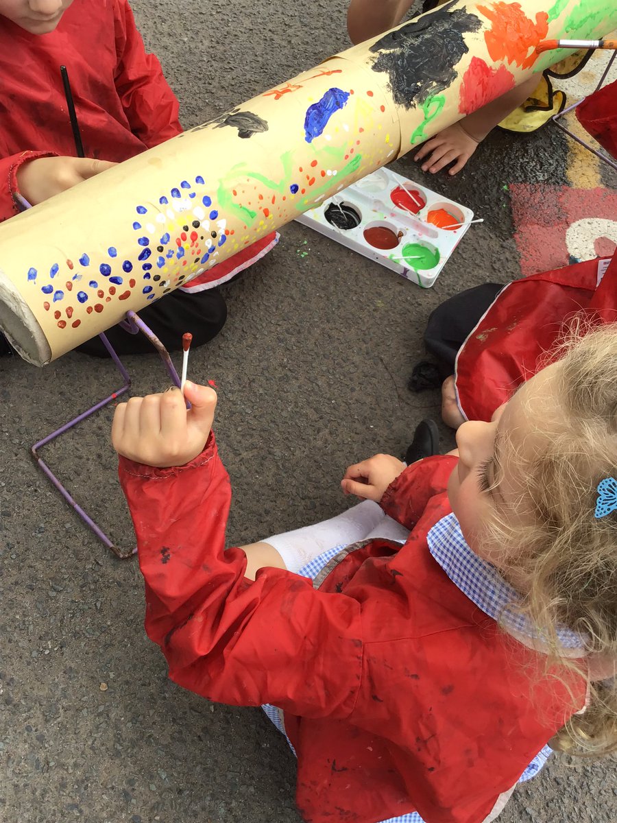 GoodrichCESch's tweet photo. This afternoon we decorated our own didgeridoos with traditional Aboriginal symbols #GSwrens #GSeyfs #GSchart #GSchmusic https://t.co/bXyEHk9PH5