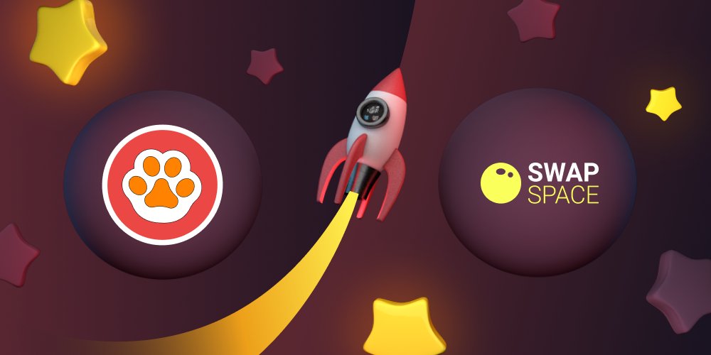 🐾 <a href="/framecommunity/"></a> $PAW strives to transform the decentralized space through community-driven innovation 💪

We're happy to say that #PAW is now listed on <a href="/SwapSpaceCo/">SwapSpace</a> 🚀

Enjoy sign-up free, non-custodial $PAW swaps at the best rates 👇
swapspace.co/exchange/step1…