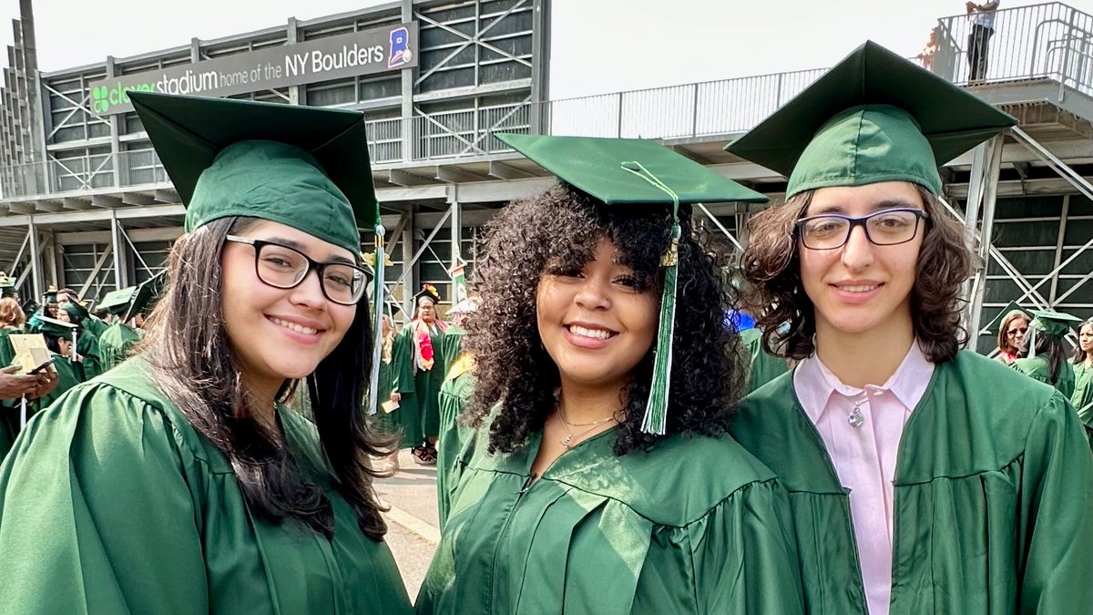 16 #RocklandBOCES Hudson Valley P-TECH students (not all 📸) this week celebrated their graduation from @SUNYRockland at Clover Stadium in Pomona. Congratulations! Read more on FB. #BOCESproud #STEM #ClassOf2023 @EastRamapoCSD @Nyack_Schools @NRCSDistrict @ccsdschools @SuffernCSD