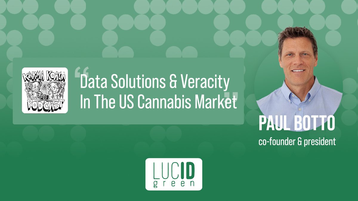 Folks, our Co-Founder and President Paul Botto attended yet another podcast, this time our host was Karma Koala! 🚀 

reportwire.org/karma-koala-po………   

#LucidGreen #LucidID #CannabisIndustry #CannabisRetailers #CannabisBrands #KarmaKoalaPodcast 

lucidgreen.io