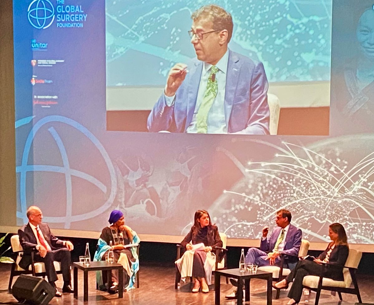 Dr. @Atul_Gawande @USAID reports on the successfully fulfilled commitments from last years’ event, including 📶 pulse oximetry, safe blood services, and cesarean section. From commitment to action “Success”! @surgfoundation @SaferSurgery @HarvardPGSSC @UNITAR