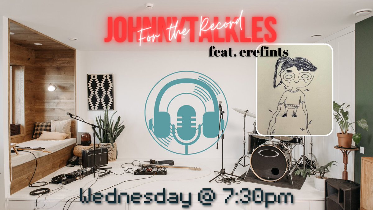 GogglesJohnny's tweet photo. For the Record #2 featuring... 🥁...@erefints !! Streaming tomorrow at 7:30pm EST. Join us as we interview erefints via one of her favorite records!

#twitchstreamer #PNGtubers #dropdownlad https://t.co/tkNlQ8TgKJ