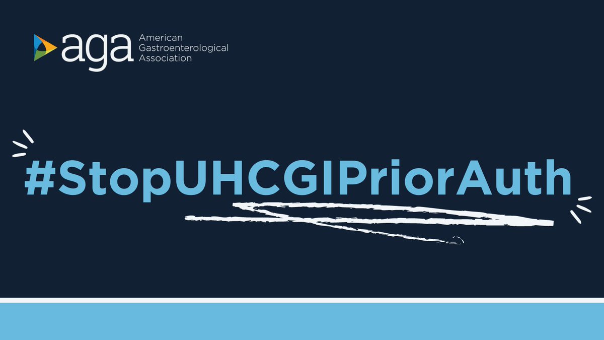 AmerGastroAssn's tweet photo. Find out how AGA is taking action to #StopUHCGIPriorAuth: https://t.co/kpqGxh08Xi. https://t.co/dDKIlyHOD2