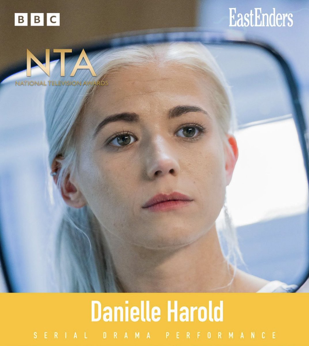 InterActors's tweet photo. ⭐️ Congratulations to @DHaroldOfficial who has been nominated for Best Serial Drama Performance in @bbceastenders playing Lola Pearce 👏🏼 @OfficialNTAs 

Get voting now - https://t.co/oStFiLlyWF

#eastenders #NTAS #danielleharold #lolapearce https://t.co/vTFjOFTEWq