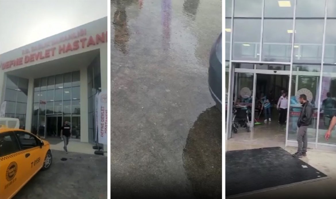 Aramızda kalsın Fahrettin Koca; "Hatay'da dün açtığın hastaneyi su bastı."