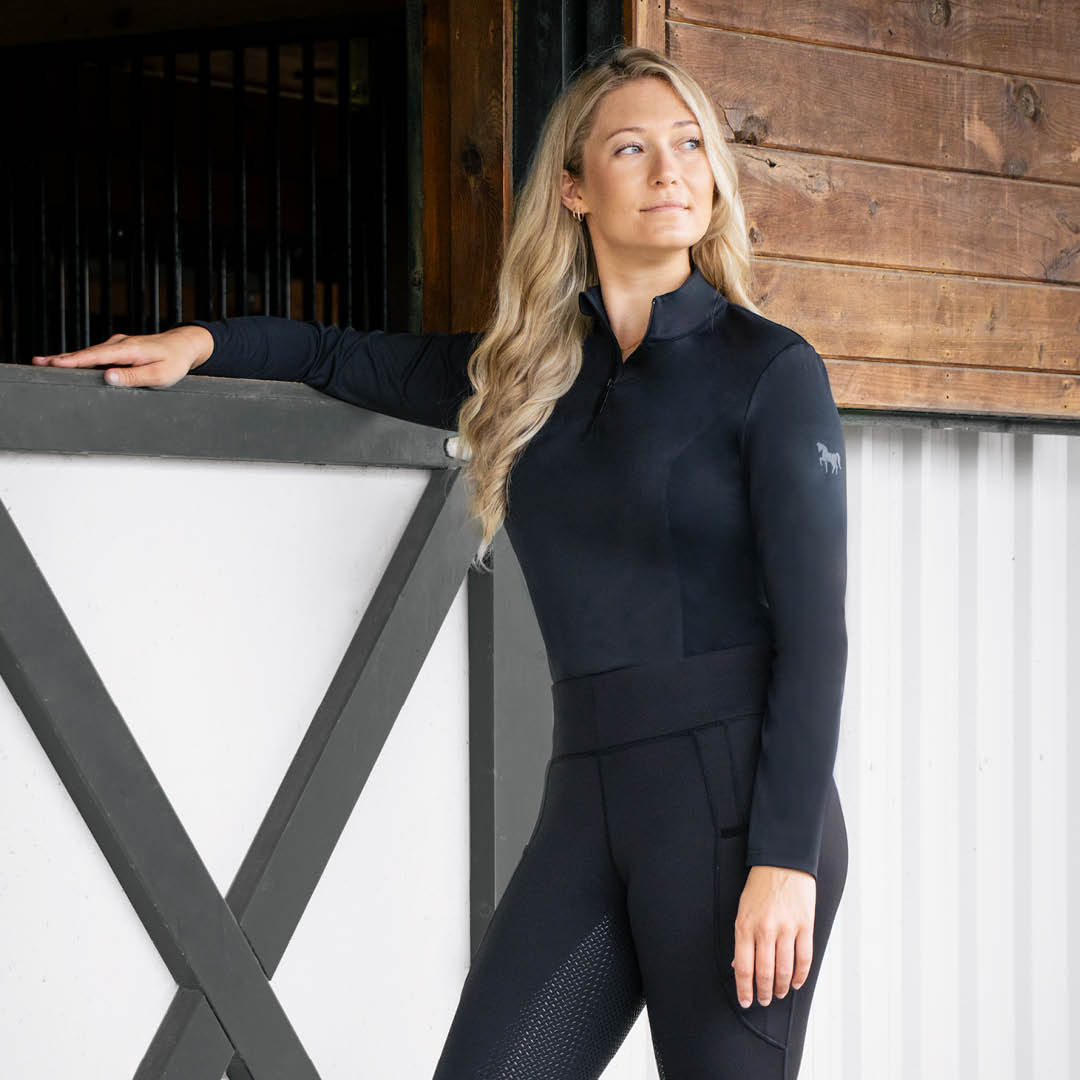 Elegance in motion! Nikara is the perfect combination of style and function to create elevated essentials, perfect for your riding wardrobe. Available exclusively at Greenhawk!