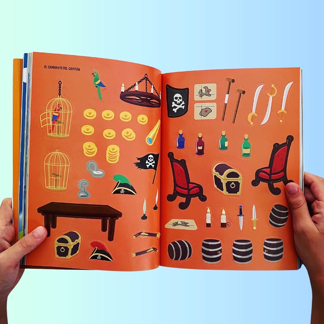 EDICARDS_GRUP's tweet photo. Libro con 1000 pegatinas de aventuras 🚀. Con escenarios para que puedas imaginar y crear tus propias escenas ✨
#edicards #edicardsoficial #librodepegatinas# #pegatinas #libroinfantil #aventuras #espacio https://t.co/5T7UltmyK6