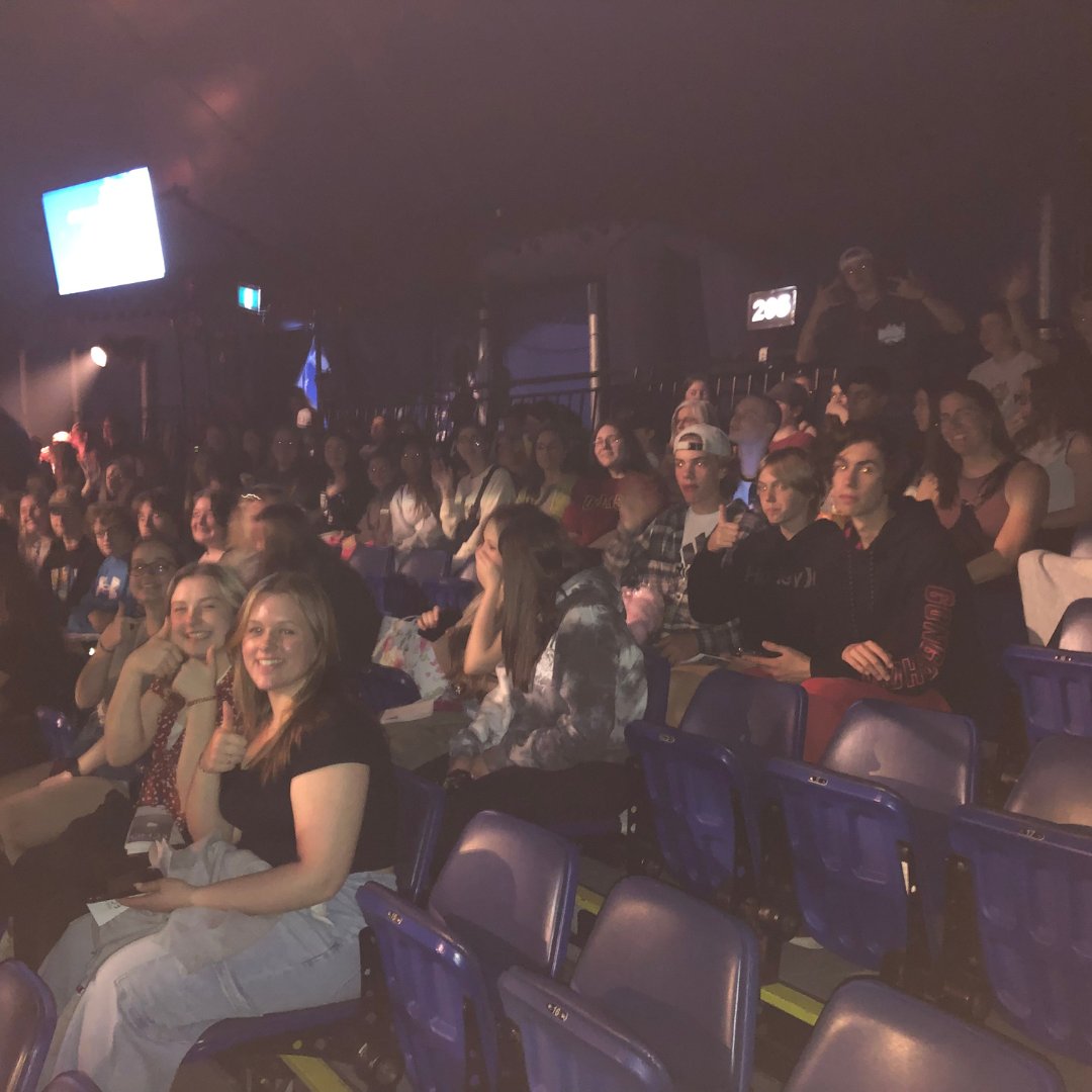 Students from the French program spent Friday taking in the sites &amp; sounds of Montreal. They visited animals at the Biodome, practiced their speaking skills by ordering lunch in French, walked around historic old Montreal, &amp; attended a performance of Cirque du Soleil's "Echo"!