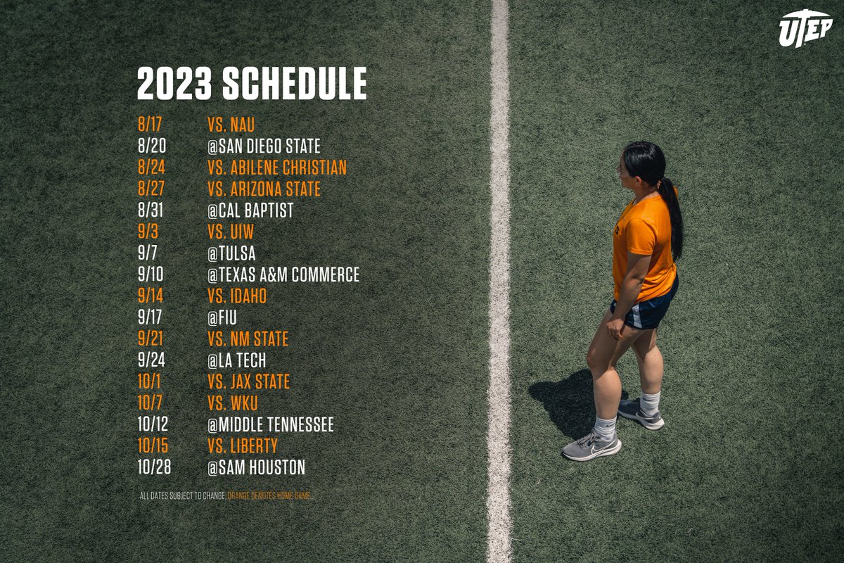 UTEPSoccer's tweet photo. 2023 Season Loading 🔄 

🔗https://t.co/tHHtCWpTYB

 #RiseUp915 | #PicksUp https://t.co/MNyWk4LuSt