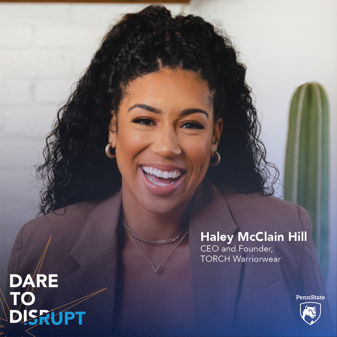 Military veteran 🪖
NFL cheerleader 📣
Business owner 👚

@penn_state alumna Haley McClain Hill founded TORCH Warriorwear, a clothing brand specializing in bodysuits women can wear in and out of uniform. Hear her story on our Dare to Disrupt podcast ⤵️

invent.psu.edu/programs/dare-…
